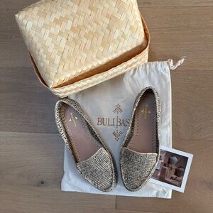 Buli Basque Natural Woven Flats - Women's Neutral Espadrille Loafers